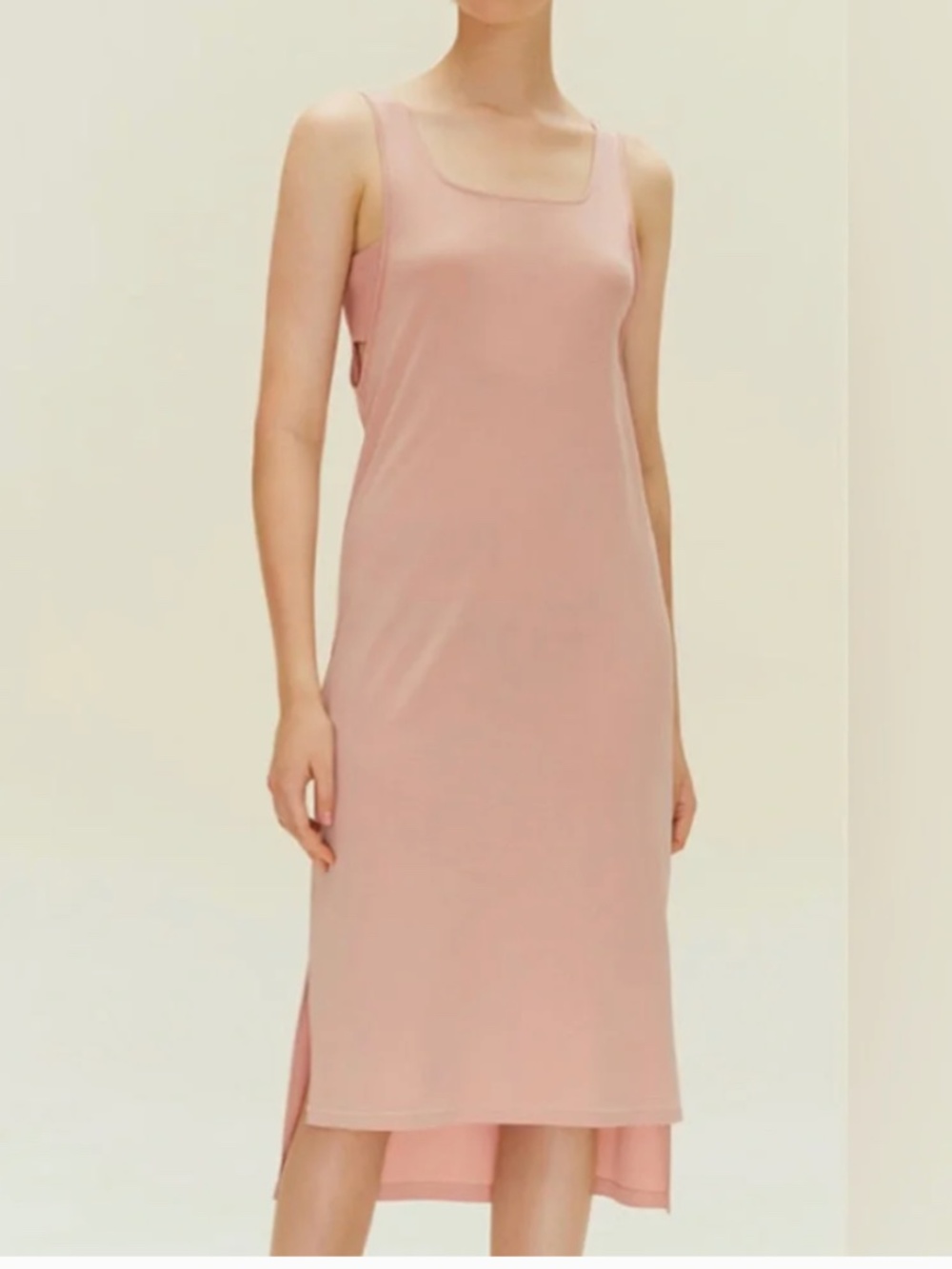 NEIWAI Moonlight Pale Pink Inside/Outside Midi Dress Women M